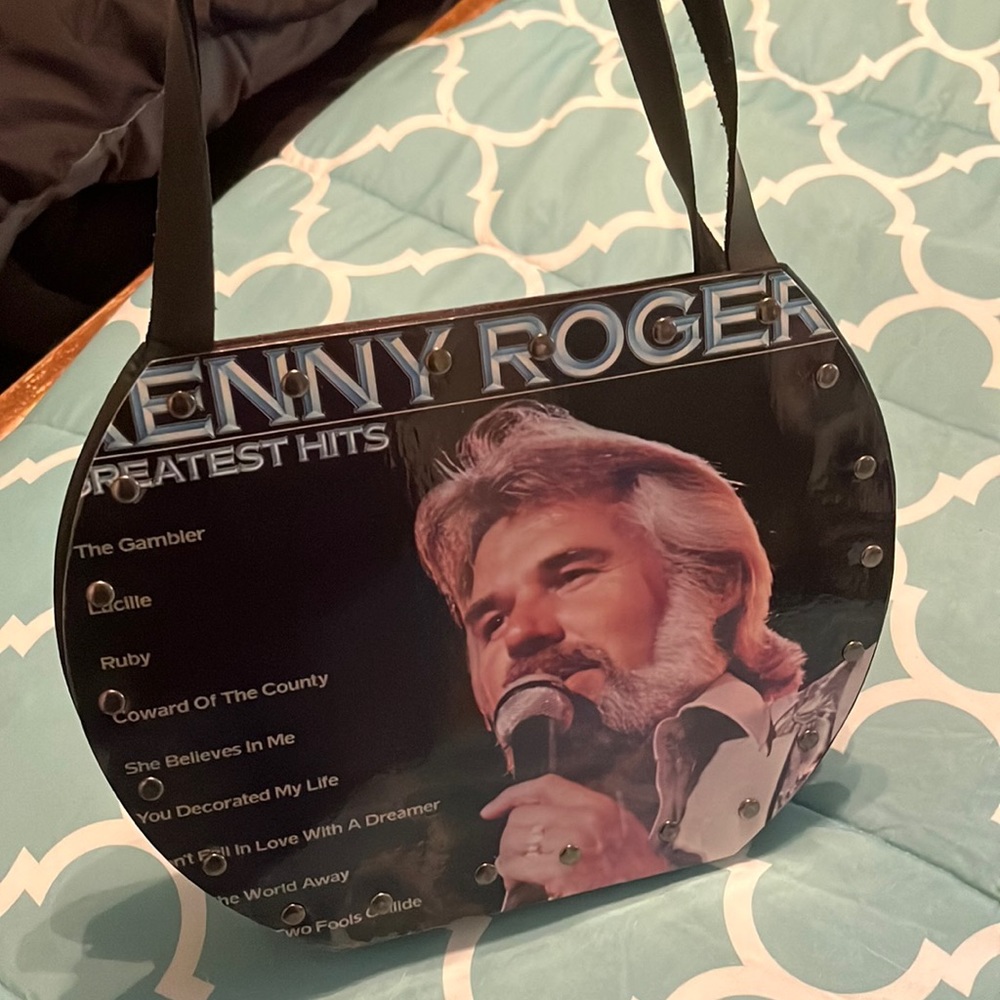 Kenny Rogers record album purse